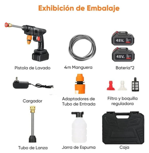 Hidrolavadora Portátil Inalámbrica